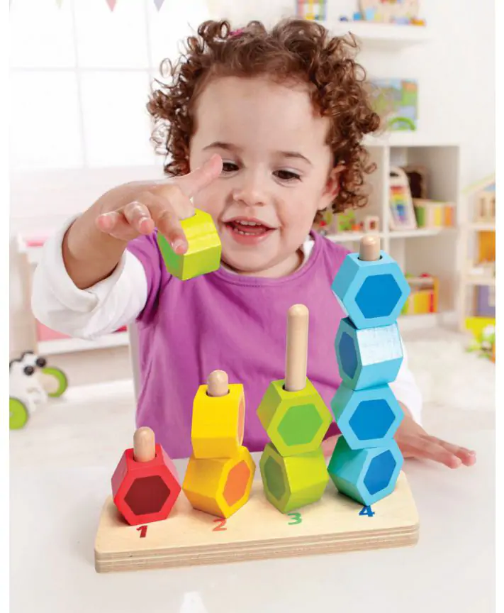 משחק השחלות ספירה מעץ HAPE