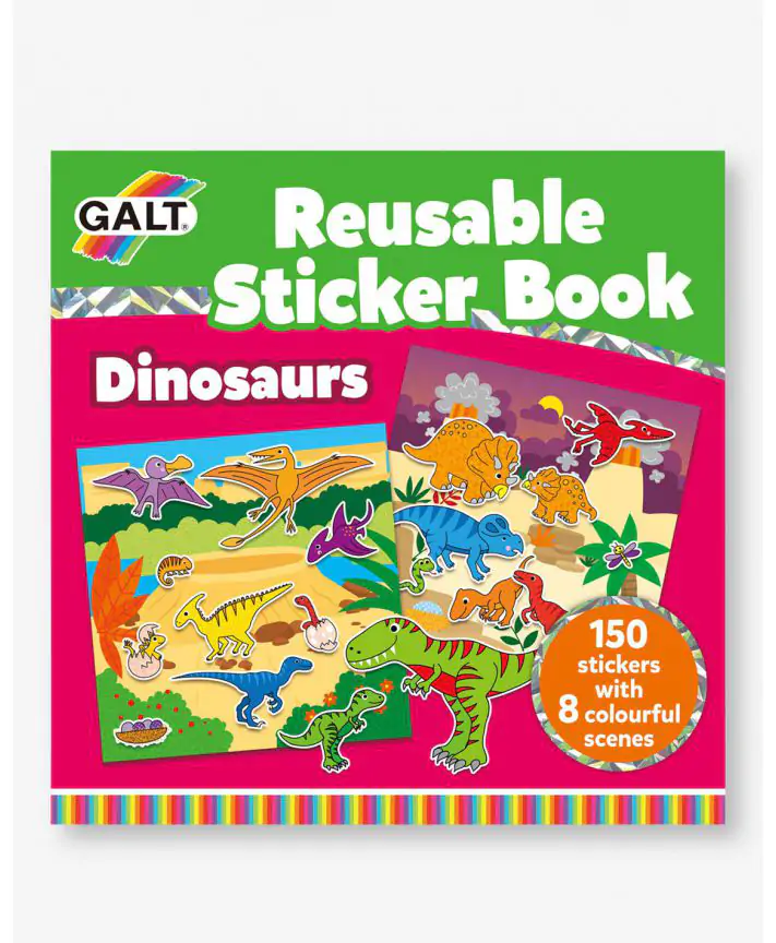 מדבקות רב פעמיות דינוזאור GALT