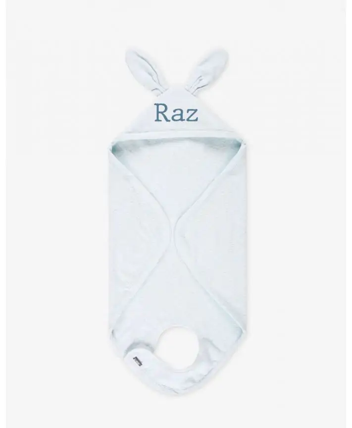 מגבת רחצה קפוצ'ון עם אוזני חיה לתינוק