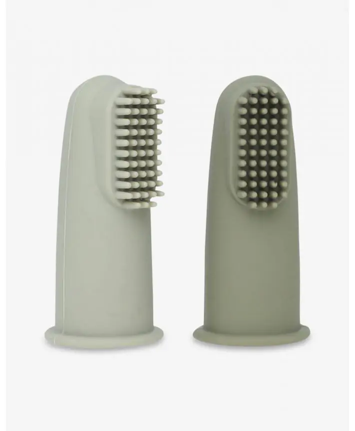 זוג מברשות שיניים אצבעוני