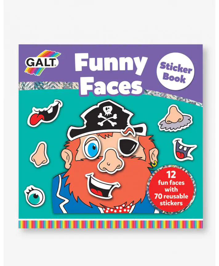 חוברת מדבקות רב פעמיות - ספר הפרצופים GALT