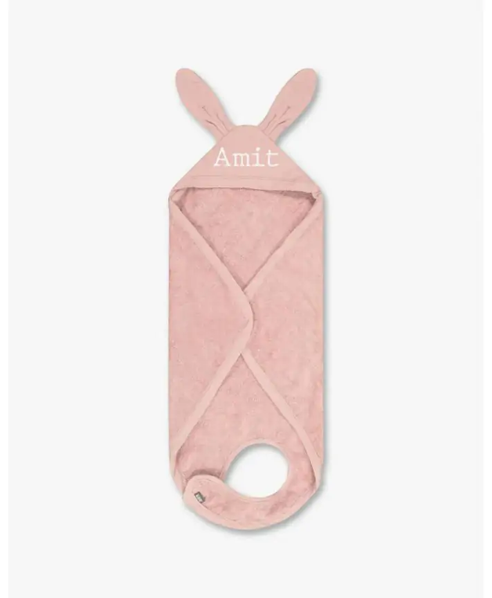 מגבת רחצה קפוצ'ון עם אוזני חיה