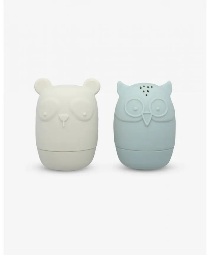 זוג שפריצונים בצורת חיות לאמבטיה