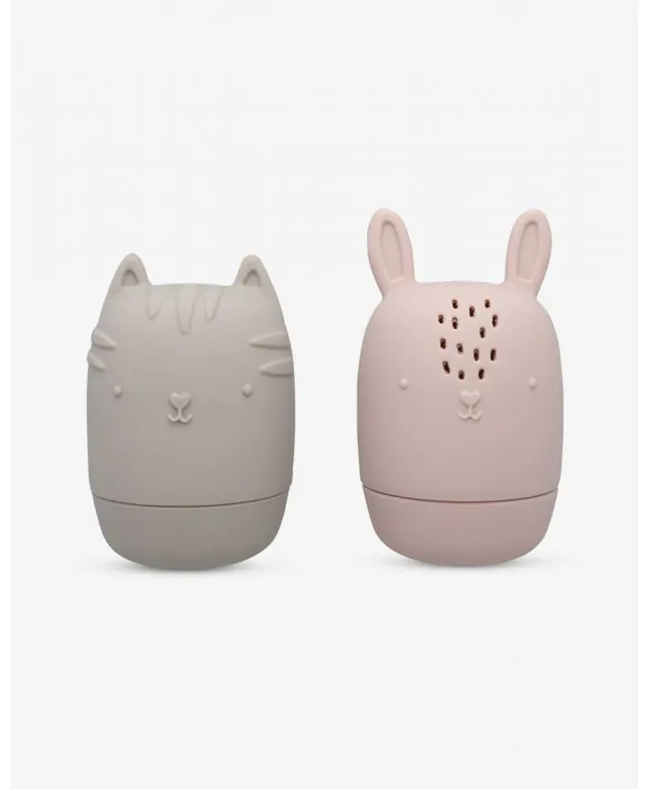 זוג שפריצונים בצורת חיות לאמבטיה