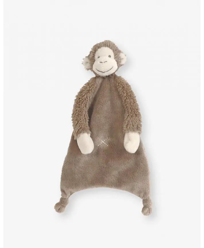 בובת מיקי - קוף חום שמיכי 28 ס"מ - HAPPY HORSE