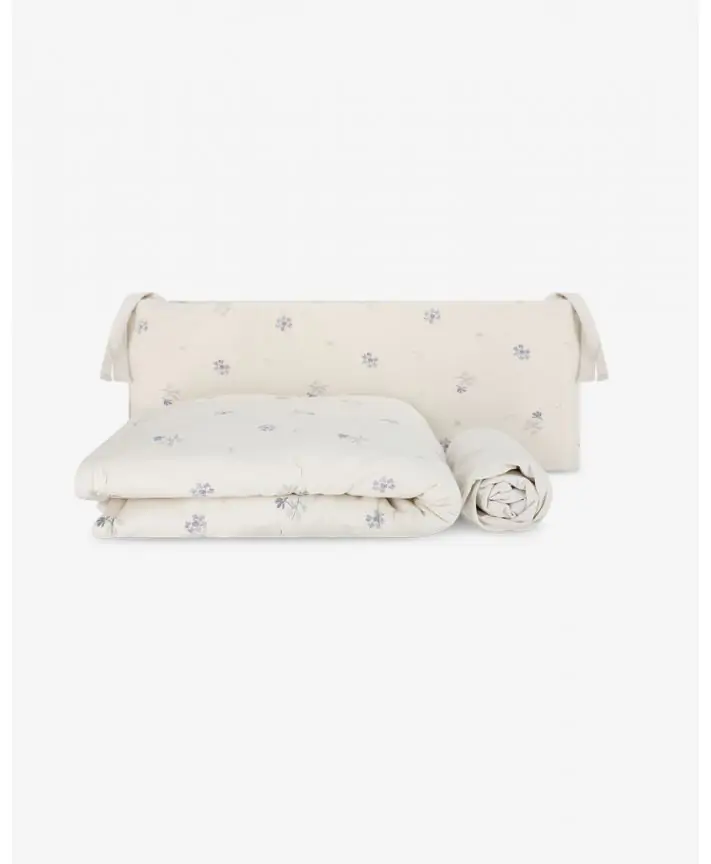 סט מצעים למיטת תינוק - Bloom & Grid