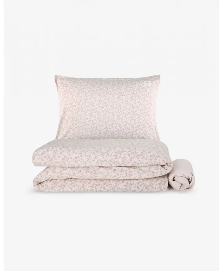 סט מצעים למיטת מעבר - Bloom & Grid