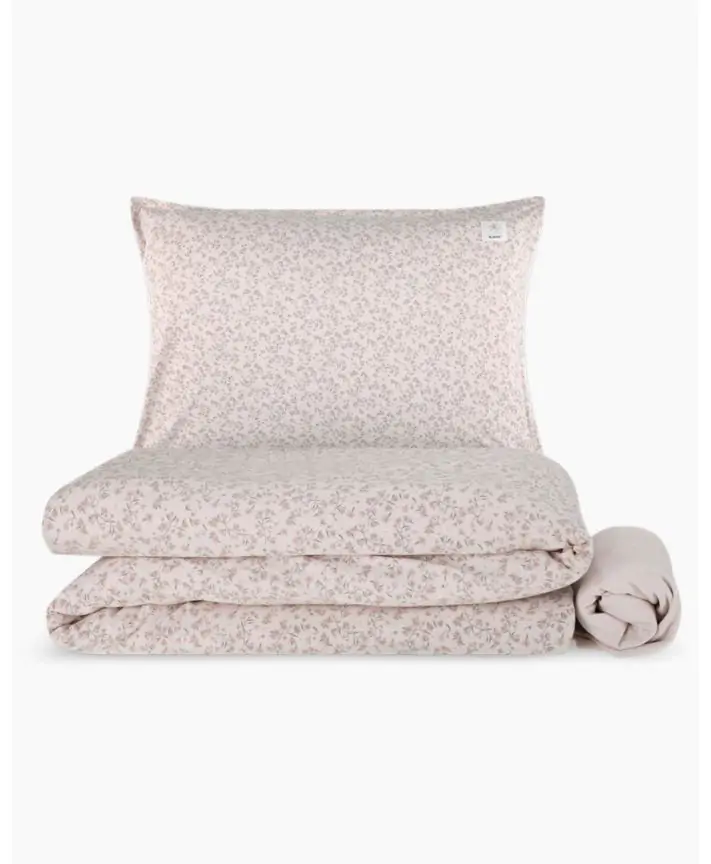 סט מצעים למיטת יחיד- Bloom & Grid