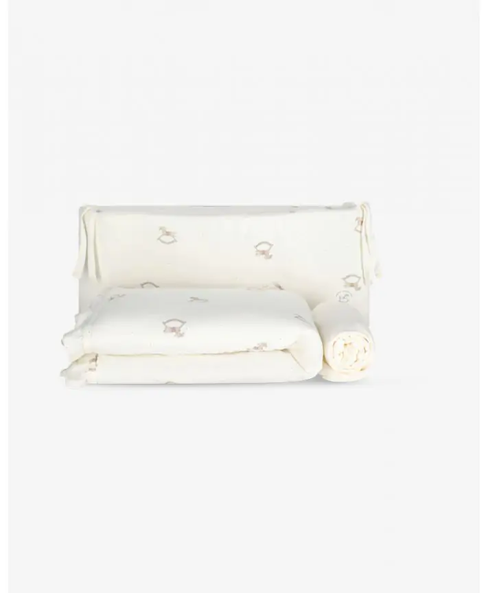 סט מצעים למיטת תינוק Vintage Collection