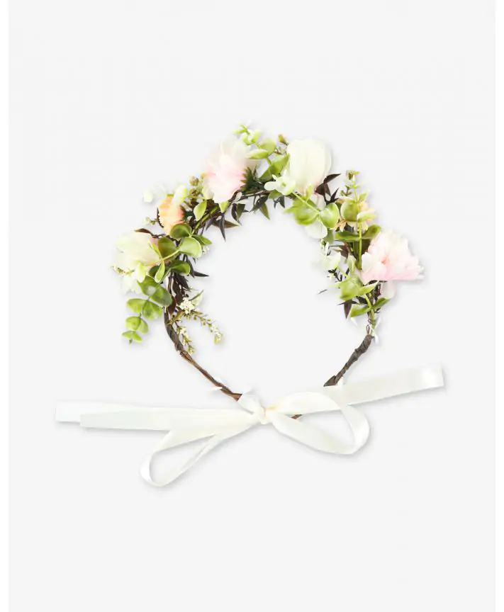 זר פרחים לראש בנות 