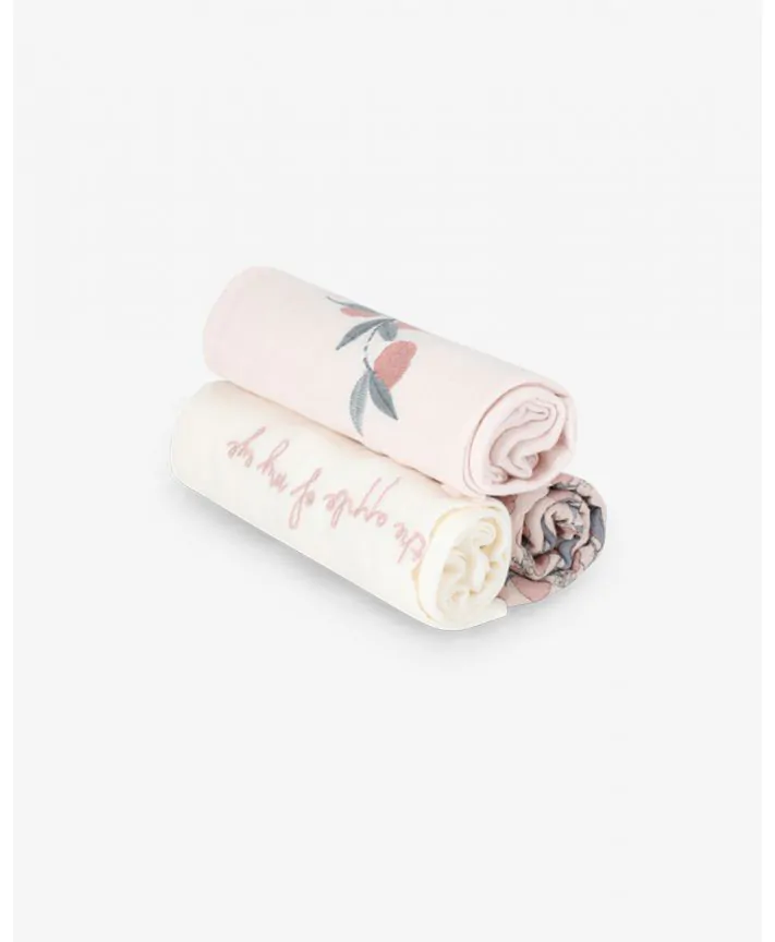 שלישיית חיתולי טטרה רקומים