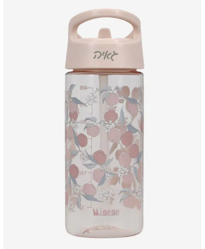 בקבוק גן עם קש