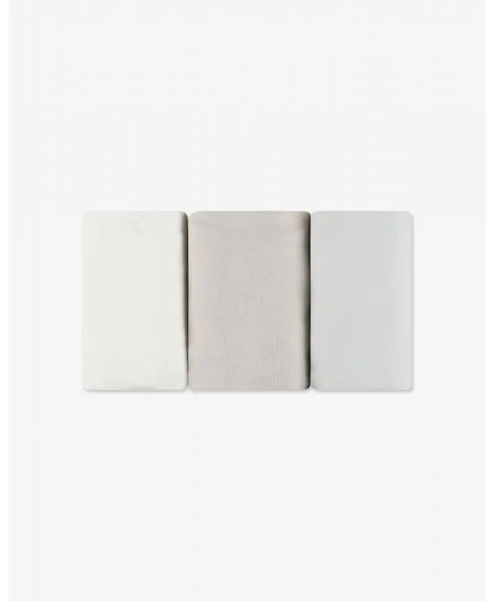 שלישיית סדינים לעריסה ג'רסי Cotton cloud