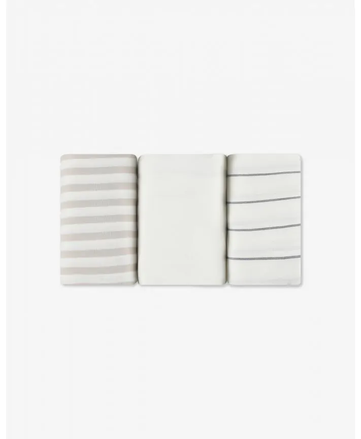 שלישיית סדינים לעריסה ג'רסי Cotton cloud