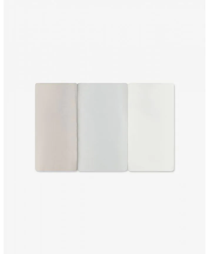 שלישיית סדינים למיטת תינוק ג'רסי Cotton cloud