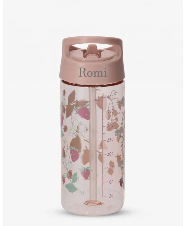 בקבוק גן עם קש