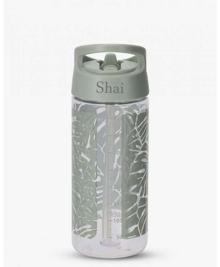 בקבוק גן עם קש