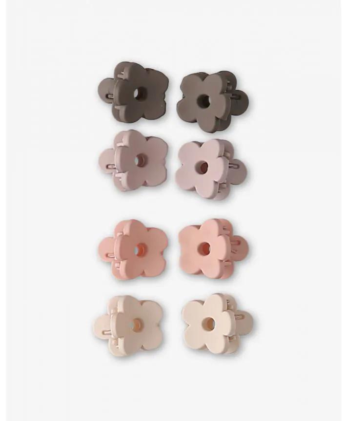 8 קליפסים קטנים פרח