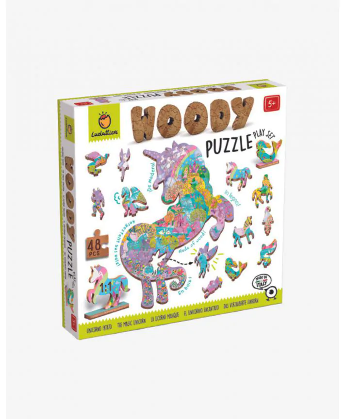 פאזל עץ חד קרן LUDATTICA