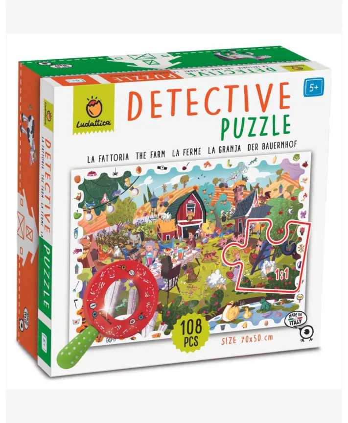 פאזל בלשים צעירים חווה LUDATTICA