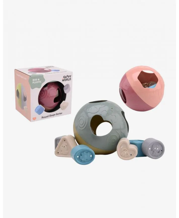 כדור התאמת צורות 7 חלקים ביו פלסטיק - JOHNTOY