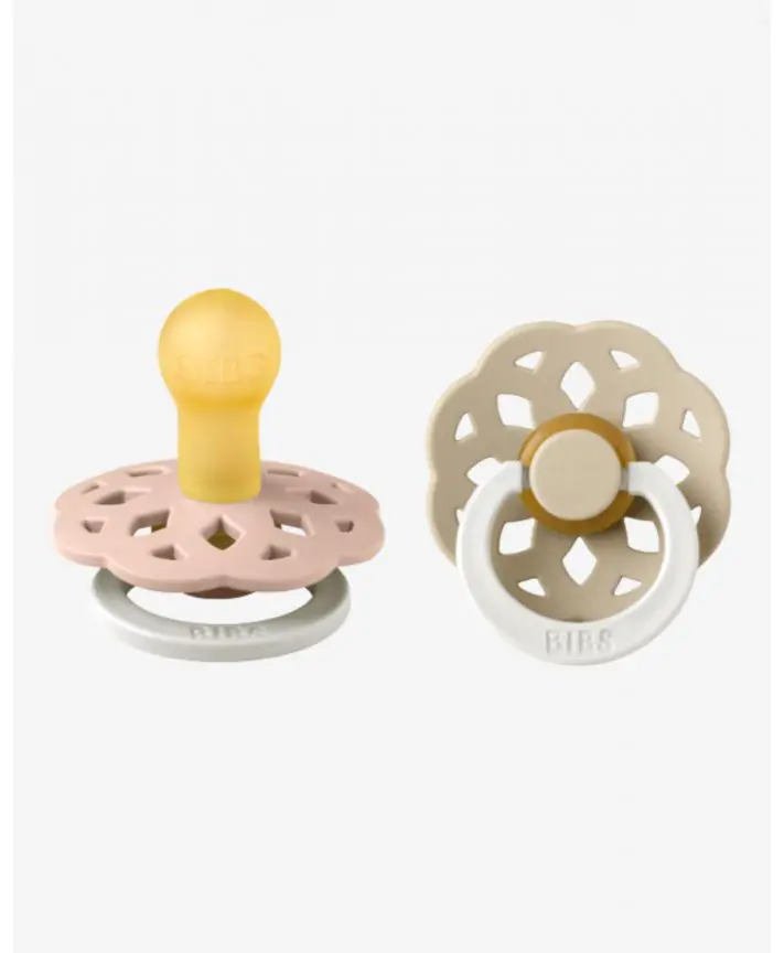 זוג מוצצי ביבס זוהרים בחושך מידה 1 | BIBS