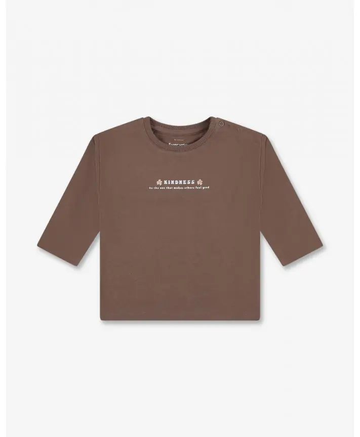 חולצת טי שרוולים ארוכים בנות בייבי BASIC BLISS