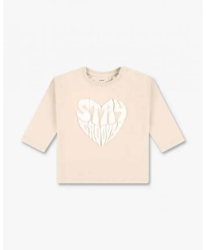 חולצת טי שרוולים ארוכים בנות בייבי BASIC BLISS