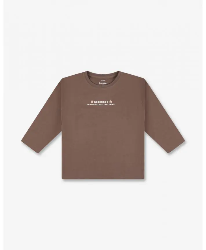 חולצת טי שרוולים ארוכים בנות BASIC BLISS