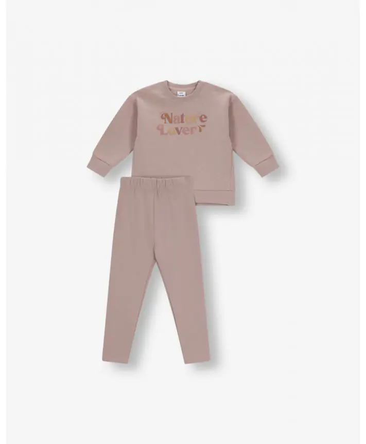 חליפת גן מבד פוטר בנות SOFT&COZY