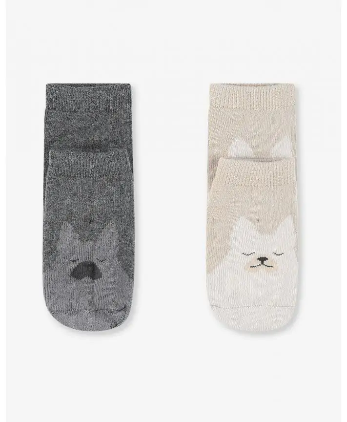 מארז שני זוגות גרבי טרי למניעת החלקה SOCKS 0-6