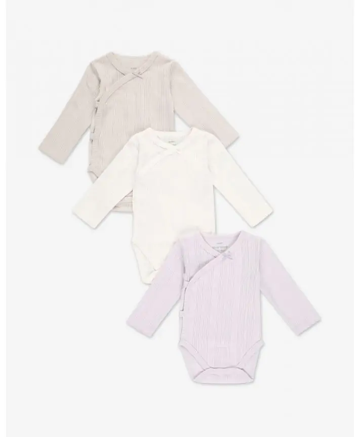 מארז שלישיית בגדי גוף פוינטל 0-3 TO THE POINT