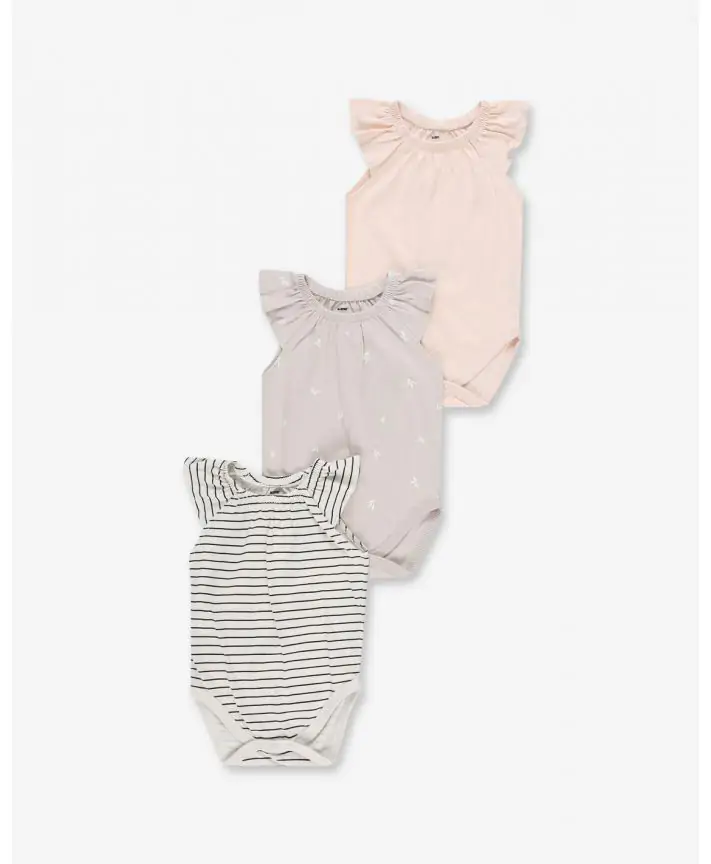 מארז שלישיית בגדי גוף עם מלמלה בייבי Mix&Match