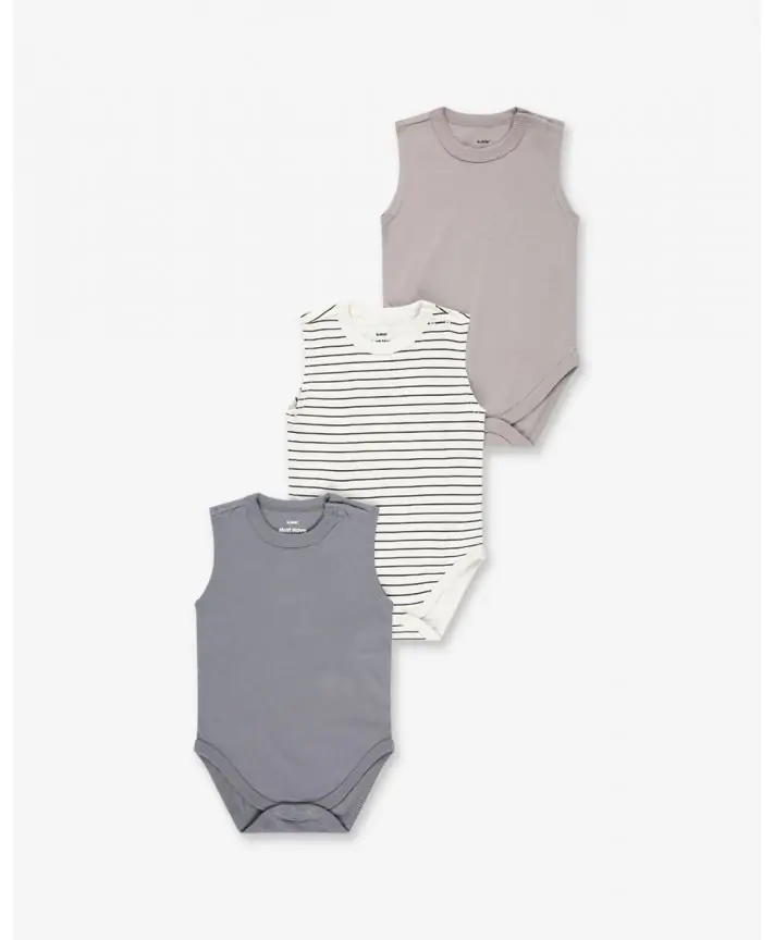 מארז שלישיית בגדי גוף בייבי Mix&Match