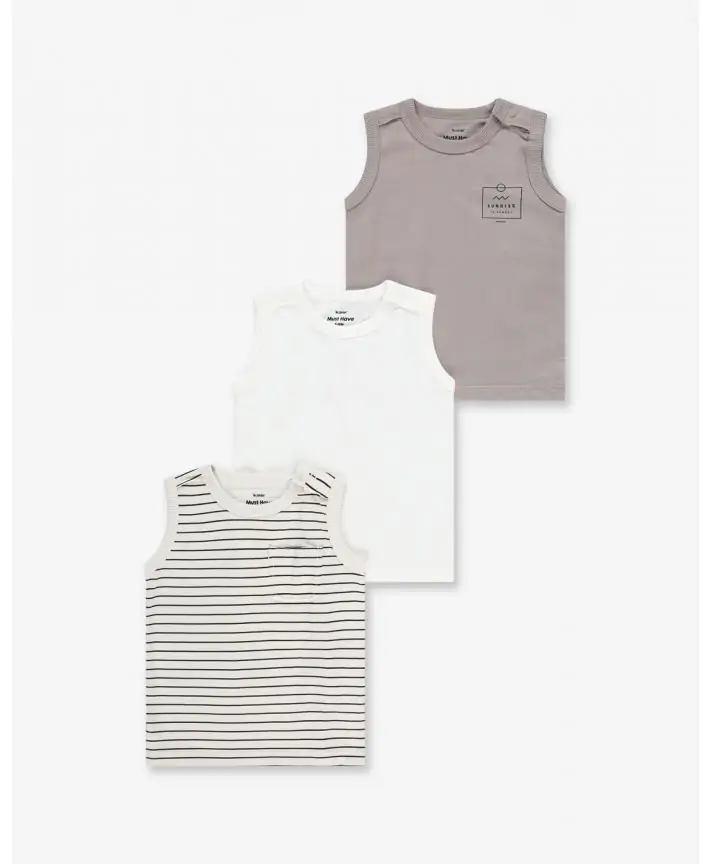 מארז שלישיית גופיות בייבי Mix&Match