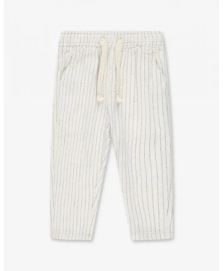 מכנסיים במראה פשתן ארוכים Special Times