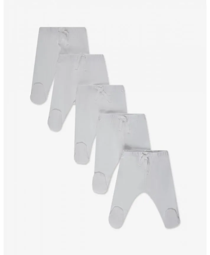 מארז חמישיית מכנסיים לבנים 0-3