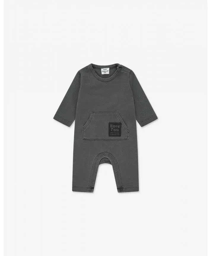 אוברול פיקה עם כיס בייבי