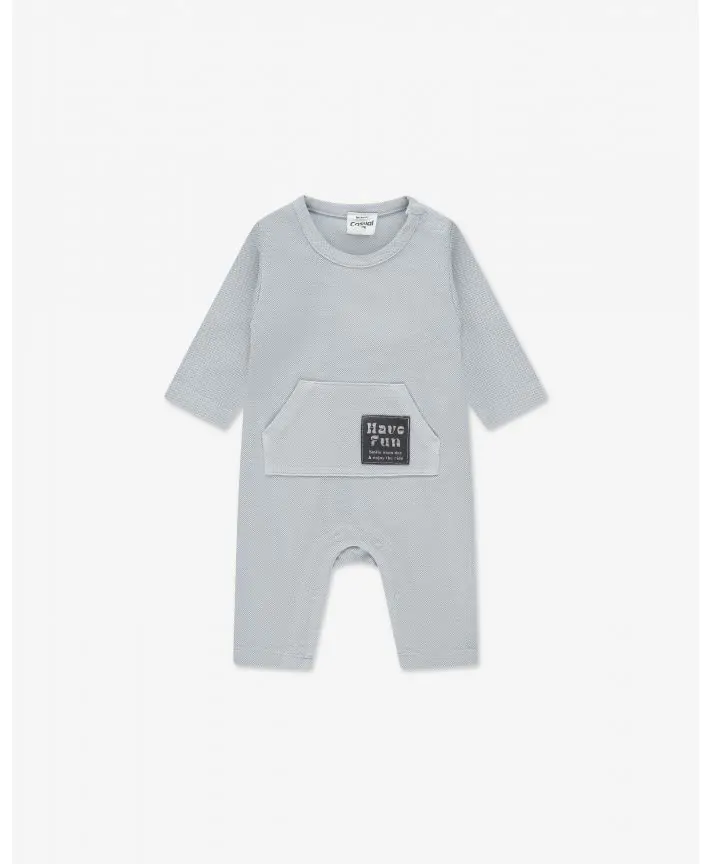 אוברול פיקה עם כיס בייבי