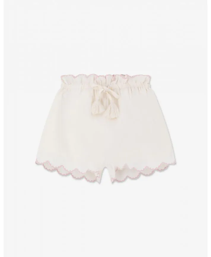 מכנסי אריג קצרים