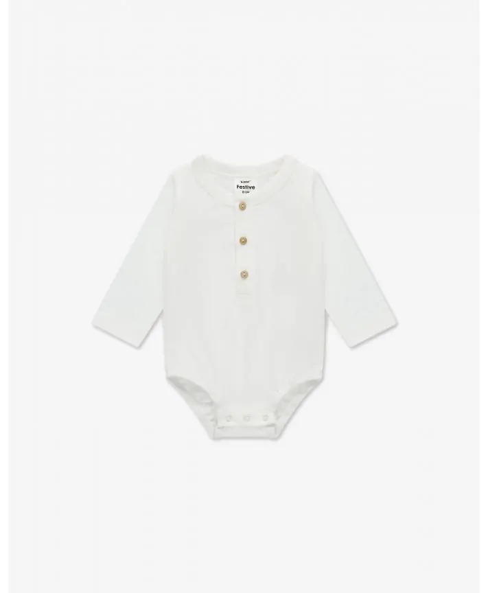 בגד גוף עם כפתרה בייבי A