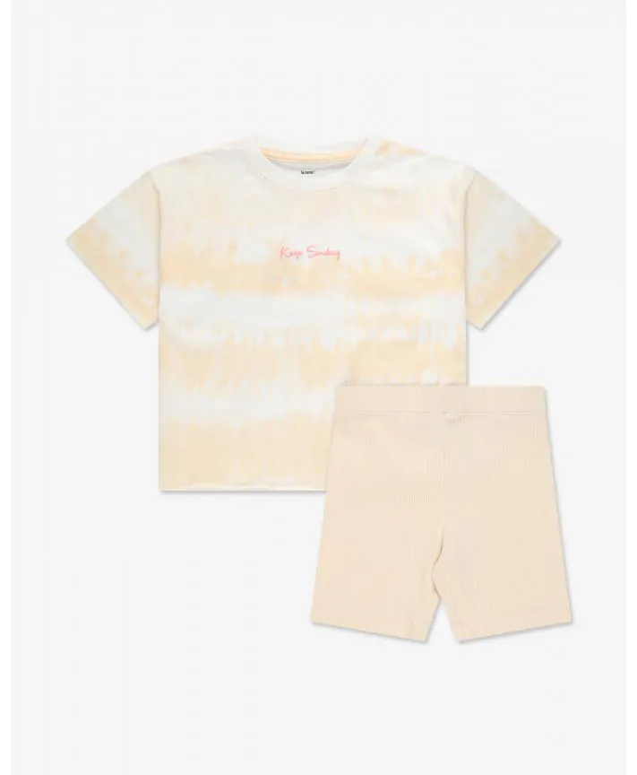 סט חולצה וטייץ ריב