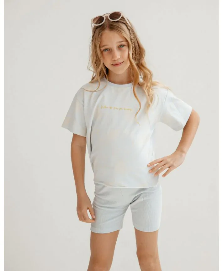 סט חולצה וטייץ ריב