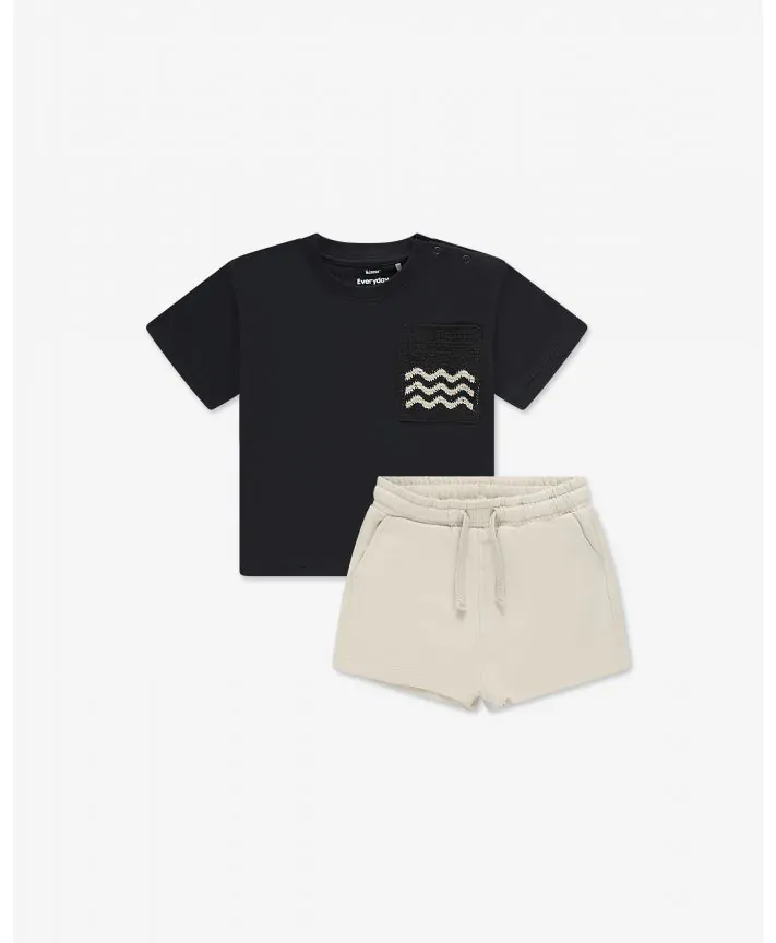 סט חולצה ומכנסיים בייבי