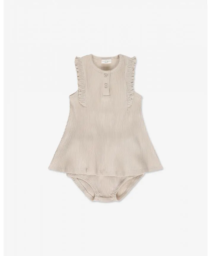 סט שמלת בגד גוף ובלומר בייבי