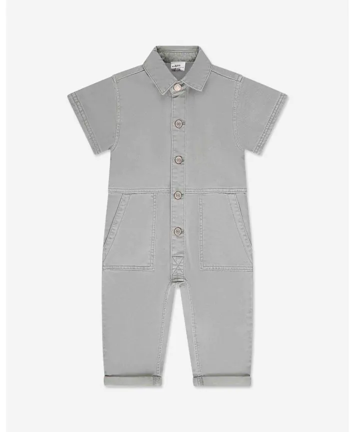 אוברול ג'ינס מכופתר בייבי