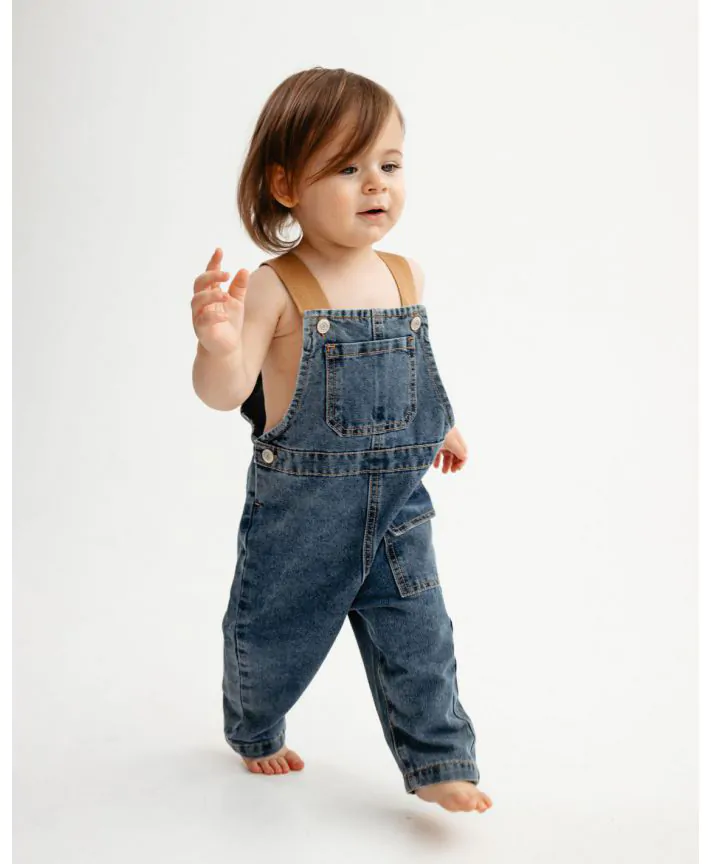 אוברול ג'ינס ארוך בייבי