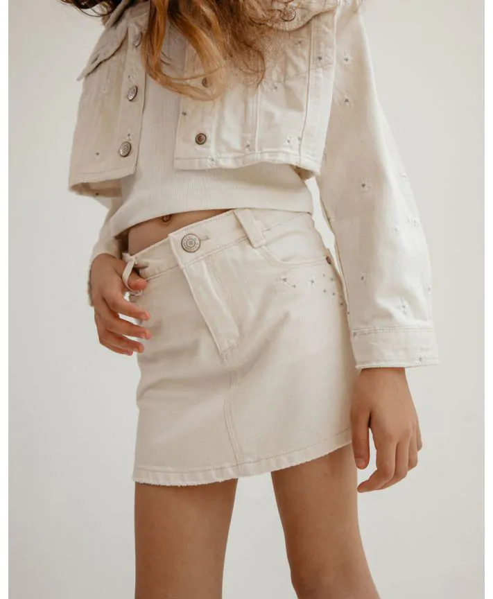 חצאית מיני ג'ינס