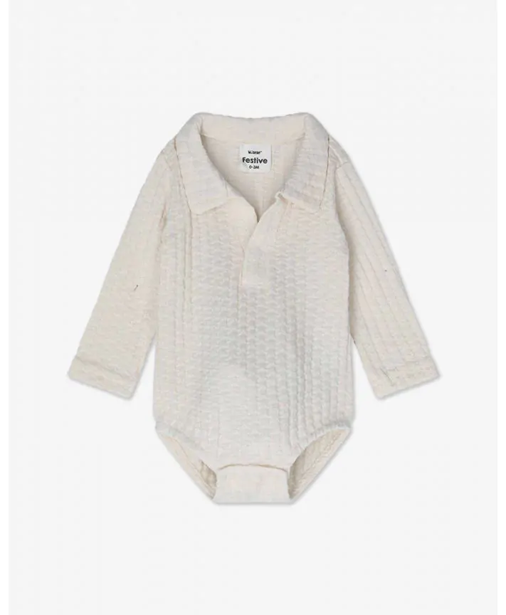 בגד גוף פולו 0-3