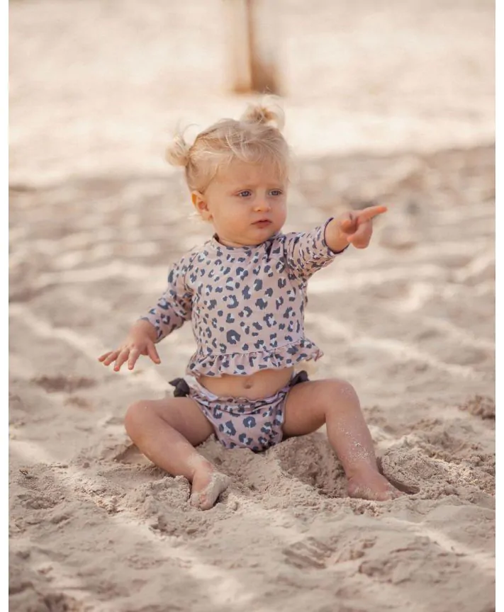 סט בגד ים חולצה ותחתונים